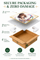 Planche Shikishi Anime Personnalisée – Cadeau d'Anniversaire, Planche Artistique, Feuille d'Or Holographique, Article de Collection, Cadeau pour Fans, Merchandise