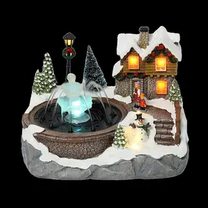 2023 Op Maat Gemaakte Decoratie Levert Andere Indoor Outdoor Licht Gigantische Geanimeerde Oude Set Huis Ornament Decoratie Kerstdorp