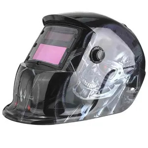 Masker las otomatis tenaga surya, helm las listrik TIG MIG otomatis dengan tenaga surya (Terminator)