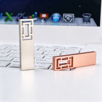 Clé USB Métallique Personnalisable avec Logo, Fabrication Chinoise, En Stock, Promotion Commerciale