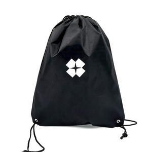Factory Price Custom Printed Waterproof Polyester Drawstring Bag Sports Cosmetics Travel Gym Shoe Gift Promotional Sportpacks