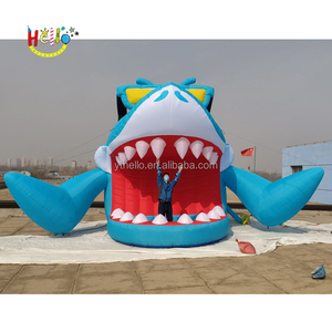 Station <span class=keywords><strong>de</strong></span> DJ gonflable à tête <span class=keywords><strong>de</strong></span> requin, stand <span class=keywords><strong>de</strong></span> DJ personnalisé - Product Image 3