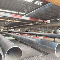 Tuyau en acier au carbone sans soudure laminé à chaud pour équipement minier intensif, section creuse structurelle professionnelle EN 10210 S355J2H