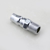 Konektor Pneumatik Quick Release Reducing Coupling Male Thread 1/4 3/8 1/2 Inch PM, Fast Connect untuk Kompresor Udara, PM20 PM30 Smooth