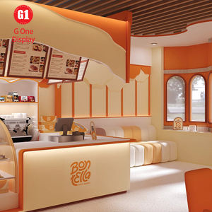 Muebles Modernos y Personalizables para Cafetería Rong Xin, Vitrinas, Mesas y Sillas, Aptos para Cafeterías y Panaderías - Product Image 4