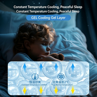 Bantal Gel Pendingin Dingin, Dukungan Busa Memori Kontur Ergonomis untuk Tidur di Rumah, Pilihan Grosir