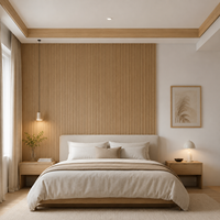 Tube carré en PVC creux, résistant à l'humidité, design moderne, pour cloison murale
