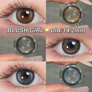 Échantillons gratuits Contacts colorés Magister Nouveauté Blush Girl <span class=keywords><strong>Lentilles</strong></span> de contact souples <span class=keywords><strong>HEMA</strong></span> 14.2mm <span class=keywords><strong>Lentilles</strong></span> de contact pour les yeux - Product Image 2