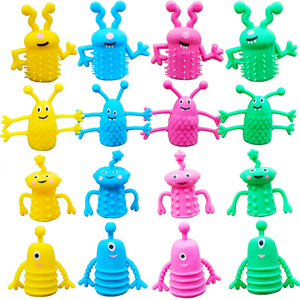Juguetes de Marionetas de Dedo de Animales de Dibujos Animados en Miniatura de TPR al por Mayor para Niños - Product Image 1