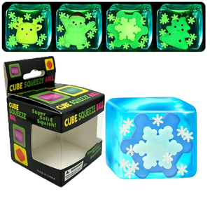 Cubo Sensorial de Juguete con Forma de Cubo de Hielo, de Rebote Lento, para Aliviar el Estrés Navideño y el Juego Sensorial - Product Image 5