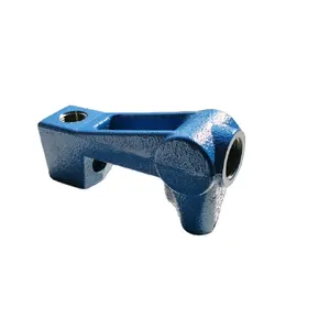 Sand Casting 450-12 GR 65-45-12 Oiler Body With Blue Painting And CNC Machining Hole