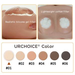 Ensemble de chatte en Silicone croisé, soutien-gorge en Gel de silicium complet, Costume séparé des faux seins rebondies et des faux pantalons de vagin 5 pièces - Product Image 6