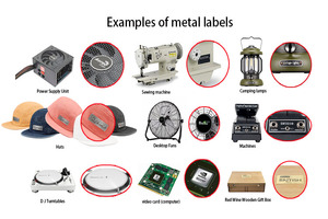 Chất lượng cao Anodized nhôm 3D Logo tên nơi dính sticker với in lụa màn hình - Product Image 6