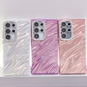 Étui de téléphone de luxe avec placage électrolytique IMD, motif vague <span class=keywords><strong>d</strong></span>'<span class=keywords><strong>eau</strong></span> et marbre pour Samsung A55 A54 A15 A35 5G S24 FE S23 Ultra - Product Image 5