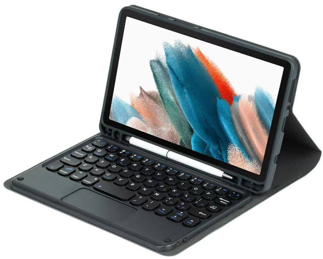 Case with Keyboard for Samsung Galaxy Tab A9 Plus 11 Inch Detachable Keyboard Magnetic Case with Pen Slot for Tablet A9+