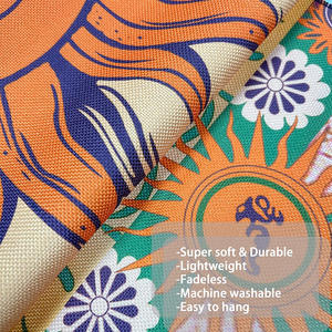 Tapisserie de phase de lune de soleil bohème long tissu <span class=keywords><strong>tenture</strong></span> murale tapisseries d'art vertical pour chambre à coucher - Product Image 3