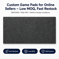 Alfombrilla de Ratón para Juegos Personalizada con Logotipo, de Goma Térmica, Resistente a los Arañazos, Impresa a Medida, Impermeable, con Borde Cosido