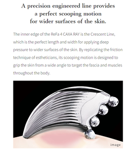 ReFa 4 CAXA RAY Rouleau de massage visage et corps, outil de beauté japonais, lifting cutané, raffermissement, amincissement, contouring, appareil de sculpture du visage - Product Image 4
