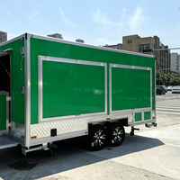 Camion de restauration de 5 mètres entièrement équipé, design unique, pour glaces, hot-dogs, hamburgers, gyros, BBQ