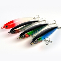 TG 160mm 65g Leurre coulant robuste à 4 hameçons triples pour la pêche au thon et au GT en eau salée, leurre Twitchbait pour la pêche côtière