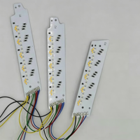 Plaques LED multicolores CQL DRL RGB, feux de jour, ampoules d'éclairage rouge bleu RGBW Demon Eye pour Ford Mustang 2015-2017