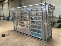 Usine Offre Spéciale bovins en acier robuste écraser bétail presser chute stock yard à vendre