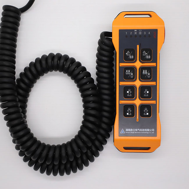 Wireless Handheld Remote Controller 8 Button Switch Control for Small Equipments with 100-300m Range and IP67 Protection