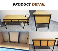 Ensemble de table en bois de meubles universitaires pour adultes de collège