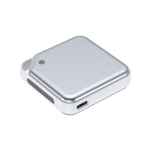 Chauffe-mains portable ultra-mince en aluminium et plastique WPB009 2000mAh avec batterie externe, interface Type-C, chauffage 5W, double face chauffante - Product Image 3