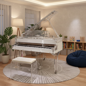 <span class=keywords><strong>เปีย</strong></span><span class=keywords><strong>โน</strong></span>คริสตัลดีไซน์สวยหรู 88 คีย์ แบบแกรนด์เปียโน ผิวอะคริลิก คีย์บอร์ดไม้แท้ สำหรับใช้ในบ้าน - Product Image 6