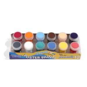 <span class=keywords><strong>Pintura</strong></span> lavable de 6/12 colores 25ML con 1 Juego de <span class=keywords><strong>pintura</strong></span> de pincel para <span class=keywords><strong>pintura</strong></span> artística escolar pigmento Acrílico - Product Image 2
