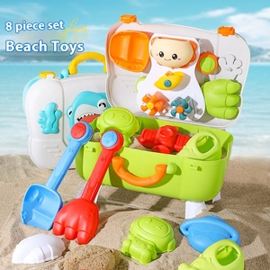Spiaggia all'aperto giochi d'acqua per bambini di plastica sabbia pala e sabbia modello di gioco strumenti per acqua Set di giocattoli - Product Image 3