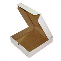 Boîte à pizza en carton ondulé personnalisée avec logo, en matériaux recyclés, durable, pour la livraison de repas à emporter pour restaurants