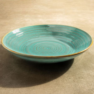 Restaurant Vaisselle Durable Acai <span class=keywords><strong>Granola</strong></span> Hôtel Poterie Plats Bleu Soupe Profonde 880ML Porcelaine Design Mexicain Assiettes <span class=keywords><strong>de</strong></span> Service - Product Image 4