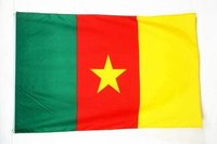 Nouveau drapeau imprimé national camerounais 3x5 pieds 100% polyester
