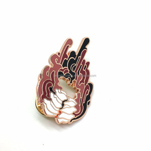 OEM Spilla Produttori Cina Su Ordine All'ingrosso Placcatura in oro Badge Fortunato Spilli per Regalo di Nuovo Anno - Product Image 5