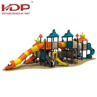 Nouvelle conception de parc d'attractions pour enfants, grande aire de jeux extérieure, toboggan en acier et plastique LLDPE pour usage éducatif et aéroportuaire