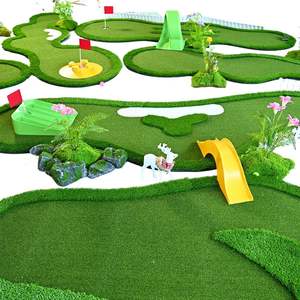 Machine d'entraînement de golf en salle personnalisée à 18 trous avec obstacles mobiles pour l'entraînement et les loisirs - Product Image 1