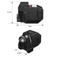 AETRONIX Mira Láser IR con Luz LED Visible, Puntero Láser, Linterna de Punto Rojo o Iluminador IR