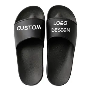 Hoge Kwaliteit Aangepaste 3D Logo Uw Eigen Slides Sandaal, Slides Vrouwen Custom Logo Slippers, unisex Custom Slides Reliëf Met Logo