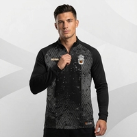 Ensemble de survêtement d'entraînement de football HOSTARON personnalisé pour hommes, veste d'entraînement de football, ensemble de survêtement de basketball avec fermeture éclair 1/4, pull de préchauffement