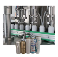 Machine de remplissage automatique d'aérosol de haute précision de 4000 BPH pour la ligne d'embouteillage de canettes de pulvérisation pompe à piston électrique de PLC pour le produit chimique