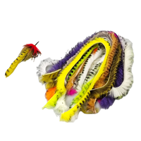 SNEDA 3mm tigre Zonker bande naturel fourrure de lapin caoutchouc rayé mouche attachant des banderoles laineux Buggers gabarits pour la pêche au bar leurres