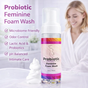 Furuize - Espuma Probiótica <span class=keywords><strong>para</strong></span> Higiene Íntima Femenina, pH Balanceado, Amigable con el Microbioma, Limpiador Suave <span class=keywords><strong>para</strong></span> el Cuidado Diario de la <span class=keywords><strong>Mujer</strong></span>, Ideal <span class=keywords><strong>para</strong></span> Viajes - Product Image 1