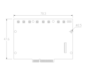 WLE1200V2-22 QCA9980 Compex Băng Tần Đơn 2.4GHz 802.11ac Wave2 4X4 Mini PCIe WiFi <span class=keywords><strong>Module</strong></span> - Product Image 3