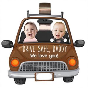 Personalized Pattern Custom <b>Car</b> Hanging <b>Ornament</b> Wooden Photo Frame Photo Text Custom Content - Product Image 4