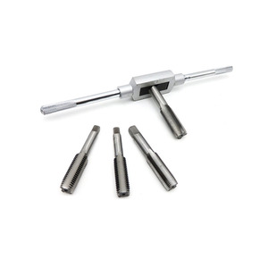 Jeu de tarauds <span class=keywords><strong>et</strong></span> filières SAE <span class=keywords><strong>et</strong></span> métriques 86 pièces en acier revêtu de titane, outils à main pour la filetage interne <span class=keywords><strong>et</strong></span> externe des métaux - Product Image 6