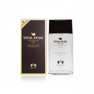 Tonique hydratant et raffermissant à base d'eau Christian Dean Vital Snail pour hommes, anti-rides et éclaircissant, pour tous types de peaux, fabriqué en Corée - Product Image 2