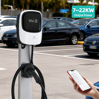 Nouvelle borne de recharge murale SUPERGENIE ZD01 32A 7KW AC avec câble de charge de 5 m GBT 230V TYPE 2 pour remplacement/réparation