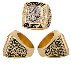 NFL 2009 Nouvelle-Orléans Saints Championnat Bague Bague Alliage Bijoux Mode Classique <span class=keywords><strong>Pas</strong></span> <span class=keywords><strong>Cher</strong></span> Bijoux Fabricants Vente En Gros - Product Image 1